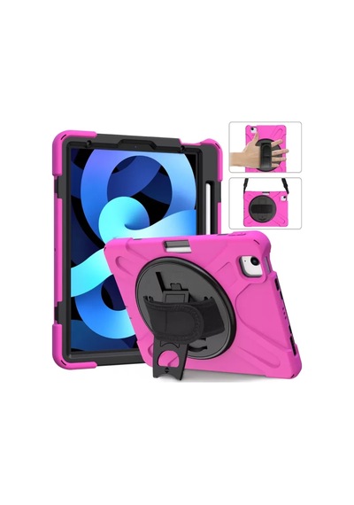 Apple İpad Pro 11 2020 Kılıf Amazing Tablet Kapak - Pembe Arka Kapak