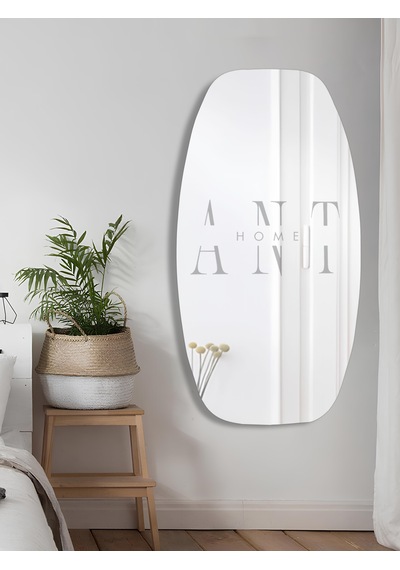 Dekoratif Ayna, Konsol Aynası, Duvar Aynası,dresuar Aynası 120x60 Gümüş