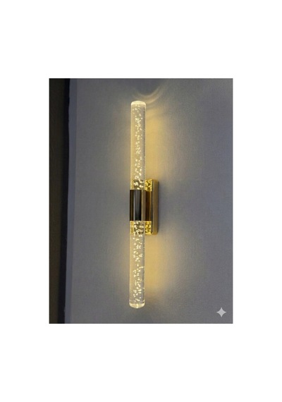 Bubblelight Medium 40 Cm Modern Tasarım Led Aplik - Duvar Lambası - Gold - Elektrikli - Günışığı Gold Elektrikli