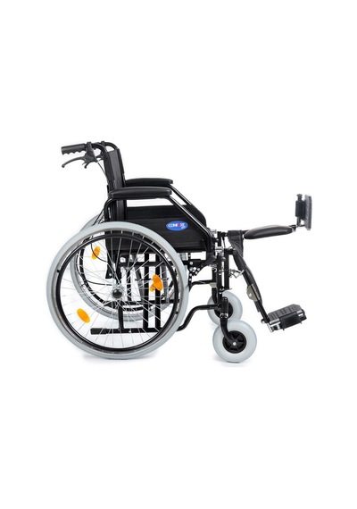 Dm-303 Özellikli 45 Cm Manuel Tekerlekli Sandalye - Ayak Kalkarlı Baldır Destekli
