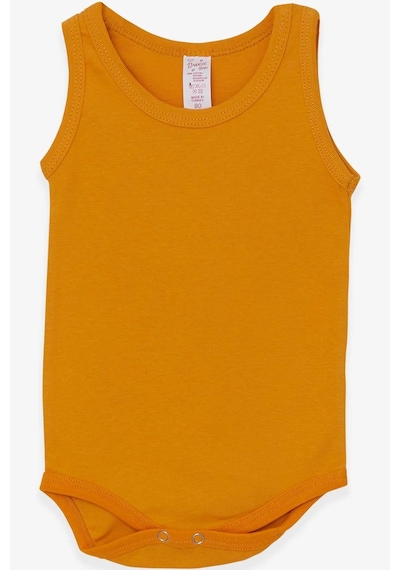 Breeze Kız Bebek Çıtçıtlı Body 9 Ay-3 Yaş, Hardal Sarı-hardal Sarı Hardal Sarı