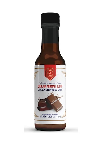 Nish Vanilya, Karamel, Beyaz Çikolata, Çikolata Aromalı Şurup 4x250 Ml - Pet Şişe
