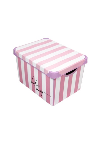 Style Box Ladys Secret Desenli 3 Parça Dekoratif Saklama Kutusu Seti Çok Renkli