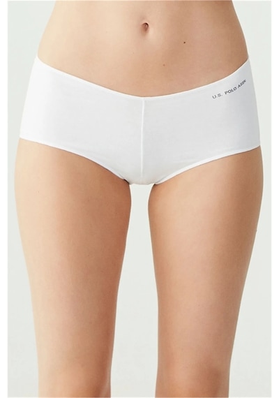 U.s. Polo Assn. Kadın 5'li Şort Boxer Siyah-beyaz-ten-beyaz-ten Çok Renkli
