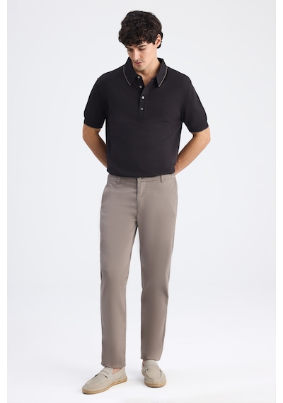 D's Damat Ds Damat Relaxed Fit Pilesiz Vizon Gabardin Chino Pantolon 6hcc3ı303777m Çok Renkli