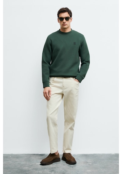 Lufian Grand Erkek Sweatshirt Yeşil Yeşil 112030192100600
