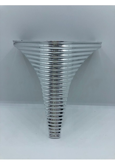 DEKORATİF, 15 CM KROM KAPLAMA BAZA,KOLTUK,MOBİLYA AYAĞI (4 ADET)