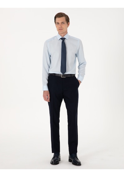 Pierre Cardin Erkek Açık Mavi Gömlek Desenli 50303339-vr003 Açik Mavi