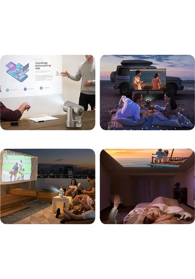 Nettech Hy7 Ev-ofis-okul Projektör - Siyah