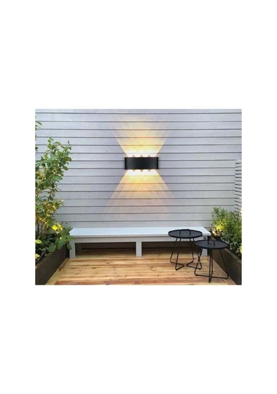 1 Adet Cata Ct 8013 Karpi 15w Dış Mekan Led Aplik Amber Çok renkli