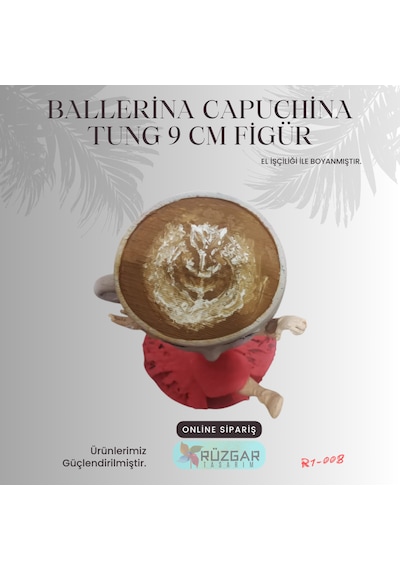 Ballerina Capuchina 9 Cm Figür Tung Tung Sahur Karakteri Balerina