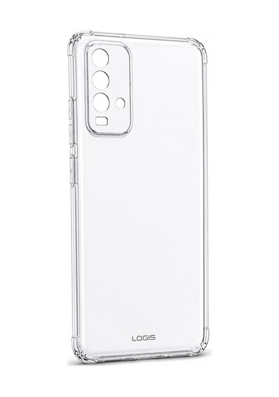 Logis Xiaomi Redmi 9t Uyumlu Şeffaf Silikon Kılıf Kamera Korumalı Darbe Emici İnce Esnek Tpu Telefon Koruyucu Kapak