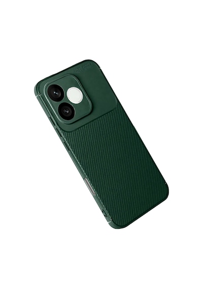 Newface - 212 - Huawei Honor 600 Lite Auto Focus Karbon Kapak - - Csmo-tex - Koyu Yeşil