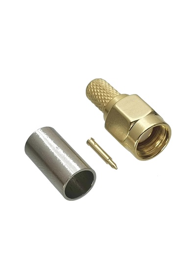 Ek0313 - Rg58 Sma Erkek Sıkmalı Konnektör