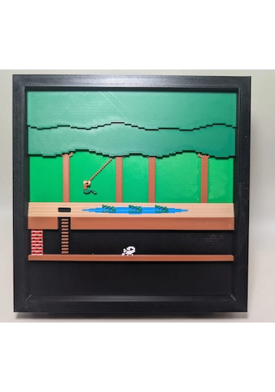 Pitfall - Atari 3d Baskı