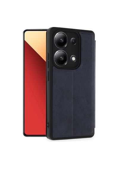 Xiaomi Redmi Note 13 4g Kılıf Flip Cover - Lacivert -