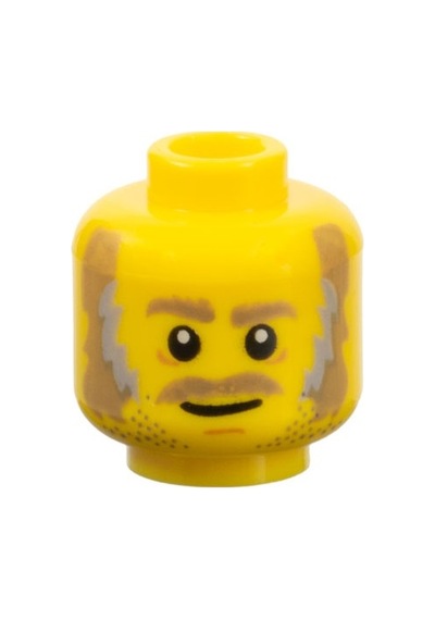 Minifigür Parçaları: Kafa: 3626pb1911