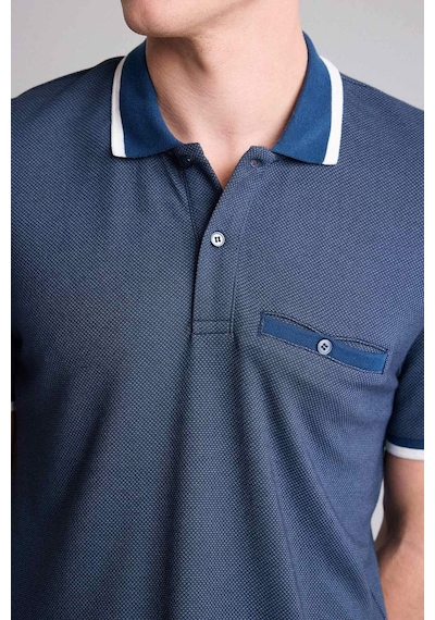 Defacto Regular Fıt Polo Yaka Kısa Kollu Polo Tişört G7063ax26smnv241 Lacivert-nv241