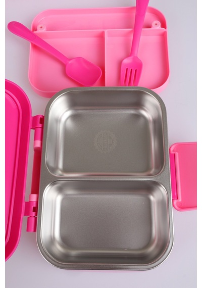 X Dekomus Lisanslı Barbie Extra Glam Collection 2 Katlı Paslanmaz Çelik Yemek Kabı "dekomus Cep Defteri Hediyeli" Altın