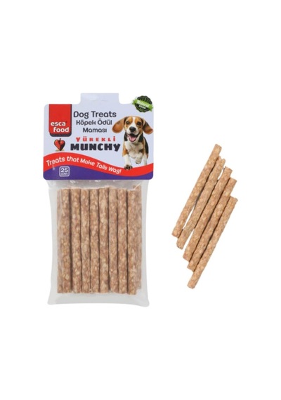 Esca Food Kalın Yürekli Munchy Ödül Çubuğu 8gr 25li Paket