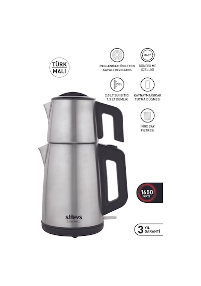 Stilevs Çays İnox 2 LT Çay Makinesi