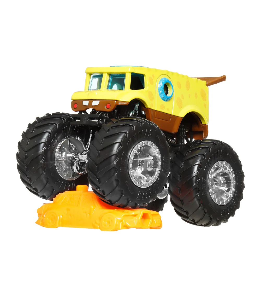 1:64 Hot Wheels Monster Trucks Araba Fyj44 - Spongebob Squarepants