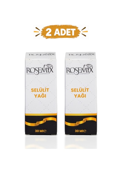 Rosemix - 124 - - Selülit Bakım Yağı 30 Ml - 2 Adetlik - Shophnrl - Set Ürün