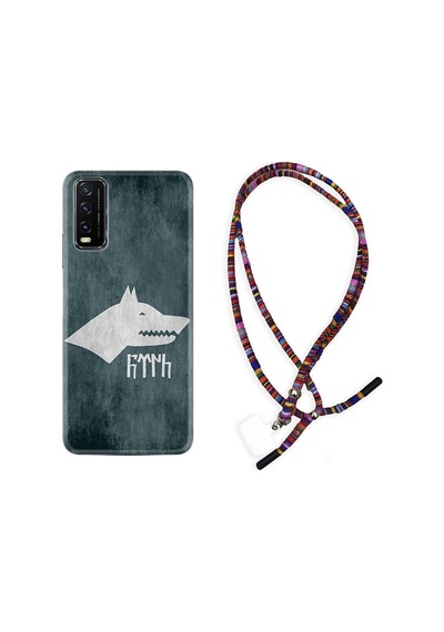 Vivo Y20 Kılıf Rasta Boyun Askılı Göktürk 2 14Mate10Lite