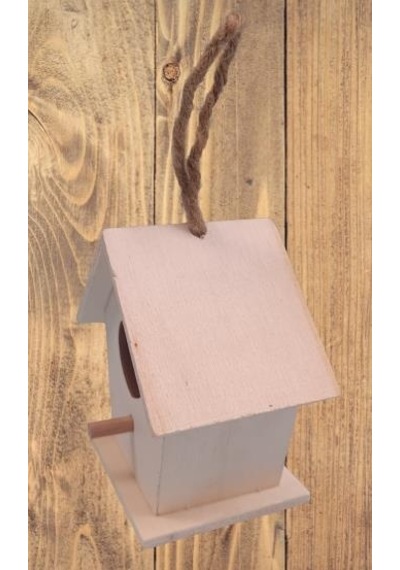 Hobi Dekoratif Model Minik Kuş Yuvası Ahşap HAM MDF El Yapımı
