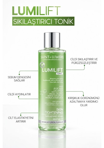 Lumilift - Canlandırıcı, Gözenek Sıkılaştırıcı, Kırışıklık, Siyah Nokta Ve Leke Karşıtı Tonik