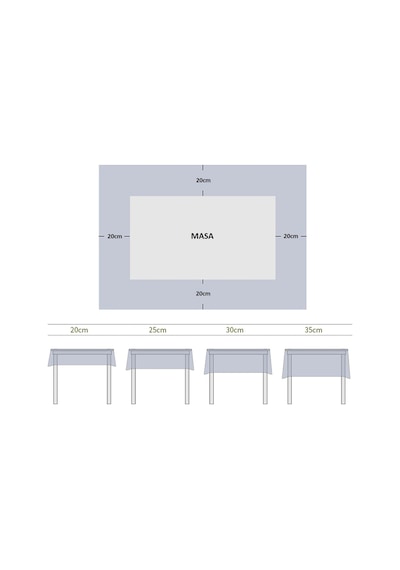 Masa Örtüsü Şeffaf Pvc | 0.25Mm | Koruyucu Mika | Asetat Muşamba