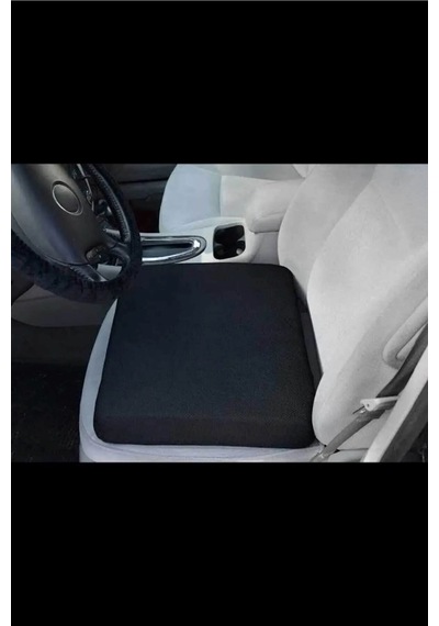 Sandalye Minderi Araba Koltuk Minderi Uyumlu Ortopedik Minder Koltuk Pedi 50 Cm X 50 Cm X 7cm Siyah