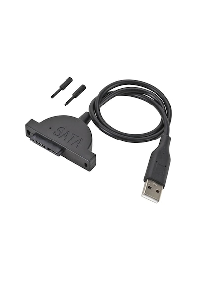 Usb 2.0 To 7+6 13Pin Slimline Sata Laptop Cd/Dvd Rom Optical Driv