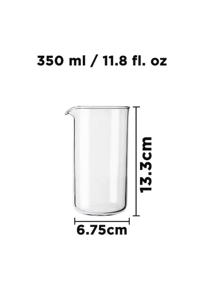 Fünke French Press Yedek Cam 350ml 322100 Diğer