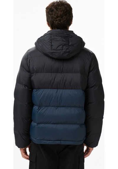 Calvin Klein Nylon Color Bock Puffer Erkek Siyah Montlv04rd527g
