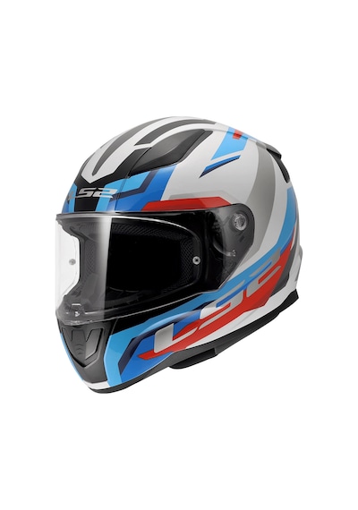Ls2 Rapıd 2 Hyper Beyaz-mavi-kırmızı Kask Beyaz-Kırmızı