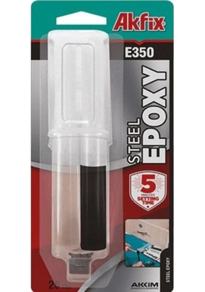 Akfix E350 Epoxy Hızlı Yapıştırıcı Şırıngalı 25Ml (553109210)