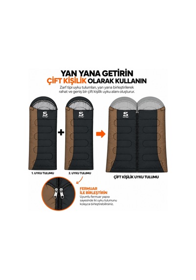 Kamp Uyku Tulumu - Blink - Mavi - Extreme -20c - Savage Ys-509 Çok Renkli