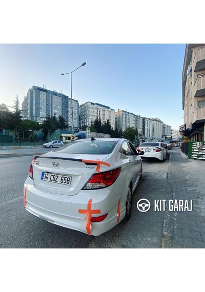 Hyundai Accent 2011-2019 Arka Ek Plastik Boyasız