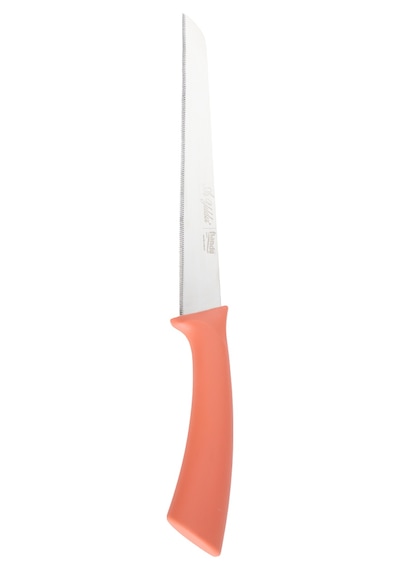 Aryıldız Mira Tırtıklı Ekmek Bıçağı Somon 17 Cm Renkli
