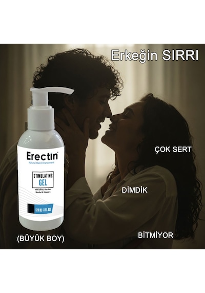 Stimul Erectin 120 Ml Jel: 2 Adet Ereksiyonunuzun Gücünü Destekleyin
