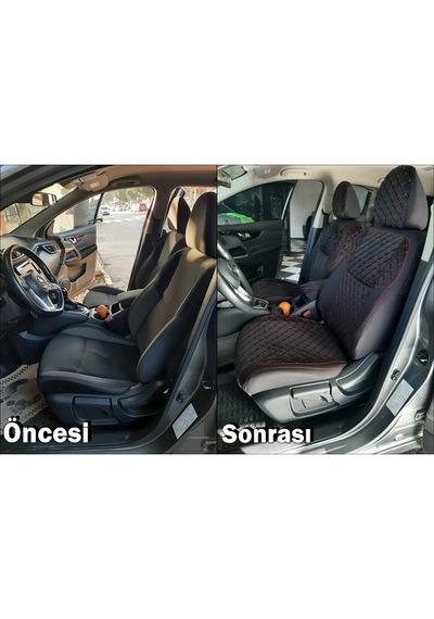 Nissan Qashqai Araca Özel Oto Koltuk Kılıfı (476098063)