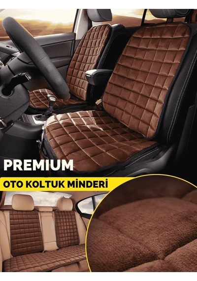 Egea Koltuk Minderi Ortopedik Cepli Araç Kılıf Seti Tam Uyumlu,taba Renk, Konforlu Tasarım