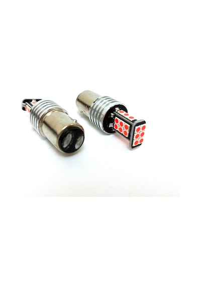Femex P21W Non-Direction 1157 Çift Duy 3030 Chip 24Smd Kırmızı St