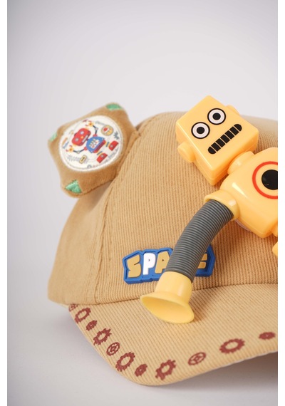 Miniko Kids Kitti Erkek Çocuk Çıkabilen Uzayan Oyuncaklı Işıklı Şapka Renkli