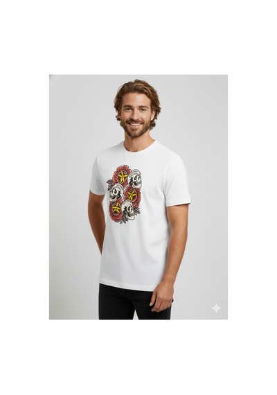 Jack & Jones Jack Jones Joranatomy Skull Tee Ss Crew Neck Ln Erkek Beyaz Tshirt 12272966-01 Beyaz Jack & Jones Jack Jones Joranatomy Skull Tee Ss Crew Neck Ln Erkek Beyaz Tshirt 12272966-01 Beyaz