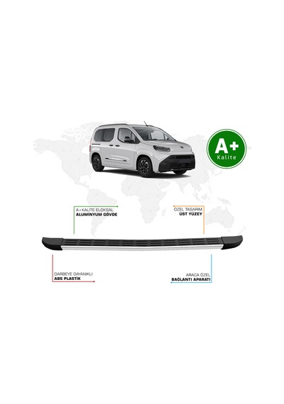 Toyota Proace City Arka Basamak Kısa Şasi 2024 Model Ve Sonrası S-line