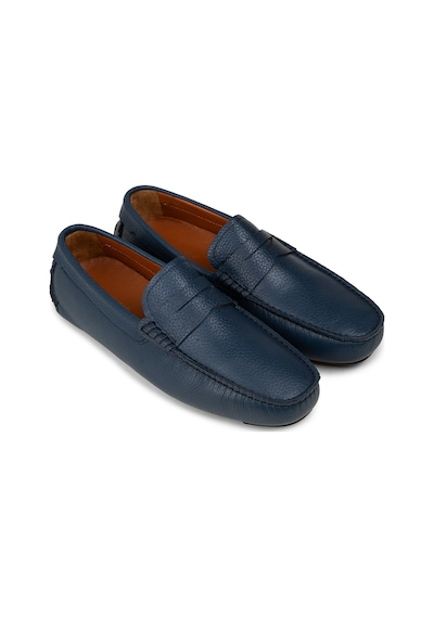 Deery Erkek Hakiki Deri Mavi Loafer Penny - E0920mmvıc01