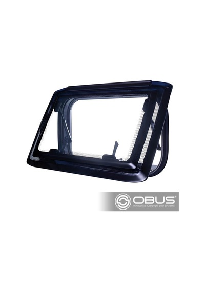 Obus Karavan Berhimi 550 700 Kauçuk Çerçeveli Karavan Penceresi Siyah