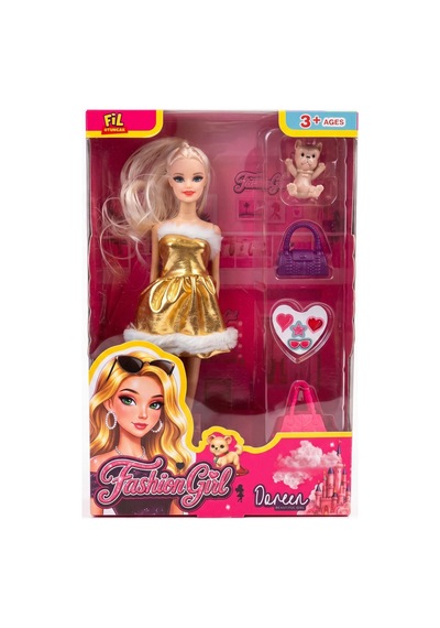 Nzm-616 Fashıon Gırl Set Oyuncak Manken Bebek Standart